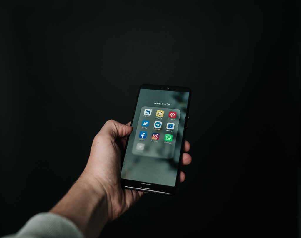 social media apps on a phone, reputation mistakes